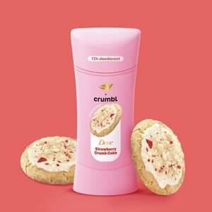 DOVE x CRUMBL Deodorant Stick - Strawberry Crumb Cake, Aluminum-Free